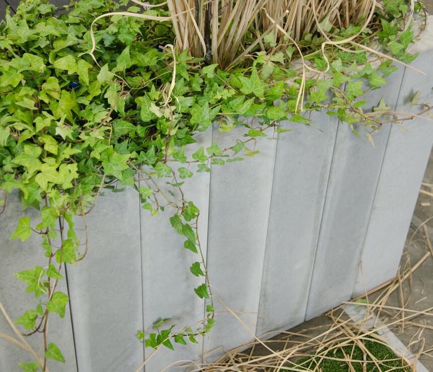 Betonové palisády obdélníkové hladké, barva natural - foto č.9