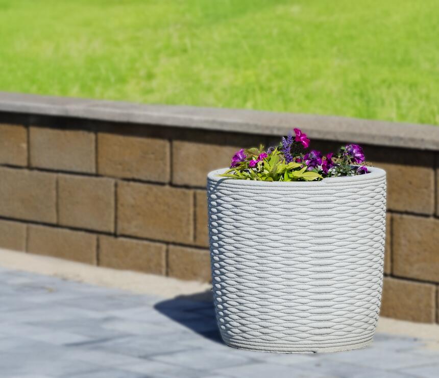 Květináč Emily 3D tisk beton - foto č.2