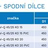 Spodní dílec s odtokem pro uliční vpusť 450 - #10 - náhled č.2