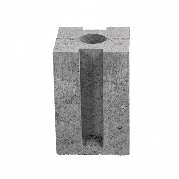 Betonová plotová patka pro ocelový sloupek - foto č.1