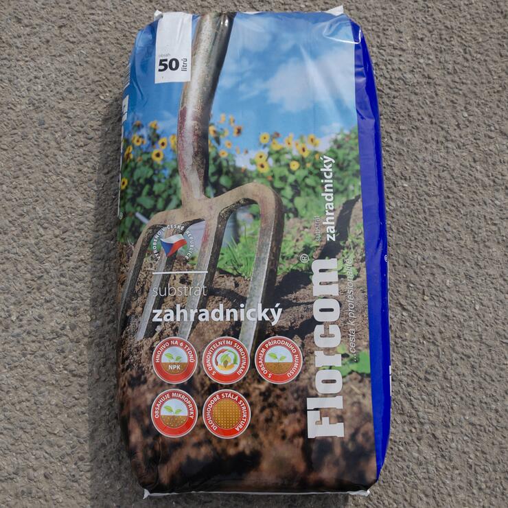 Florcom zahradnický substrát 50 l - foto č.1