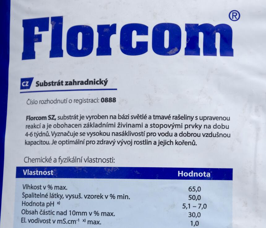 Florcom zahradnický substrát 50 l - foto č.4