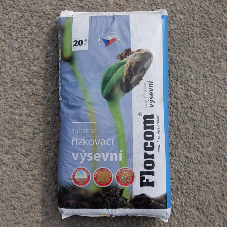 Florcom substrát výsevní a řízkovací 20 l - foto č.1