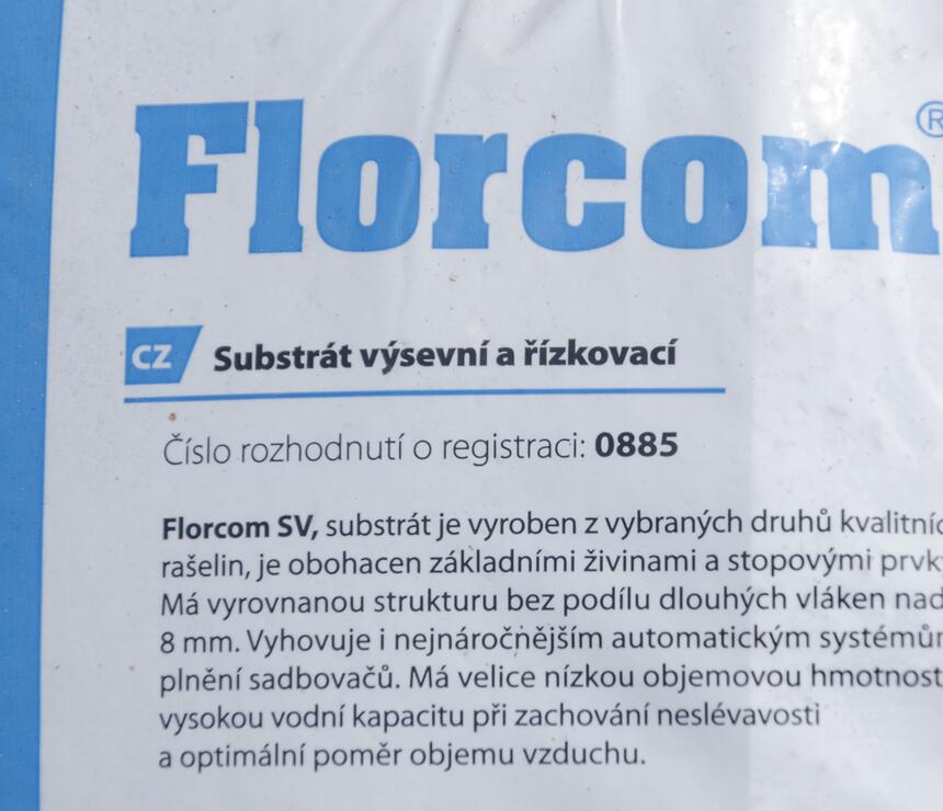 Florcom substrát výsevní a řízkovací 20 l - foto č.3