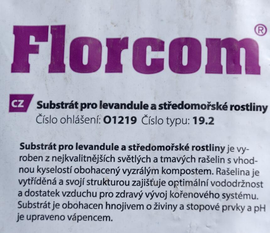 Florcom substrát pro levandule a středomořské rostliny 20 l - foto č.3