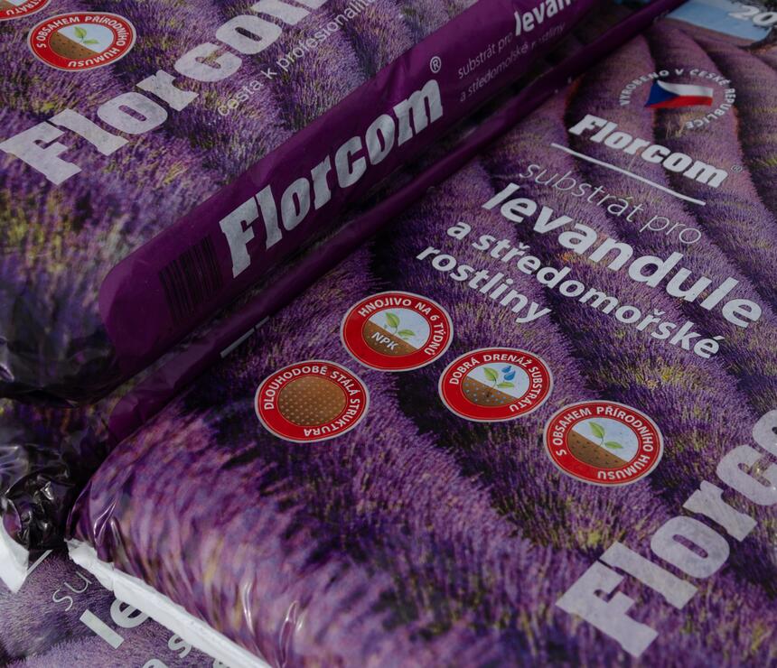 Florcom substrát pro levandule a středomořské rostliny 20 l - foto č.4