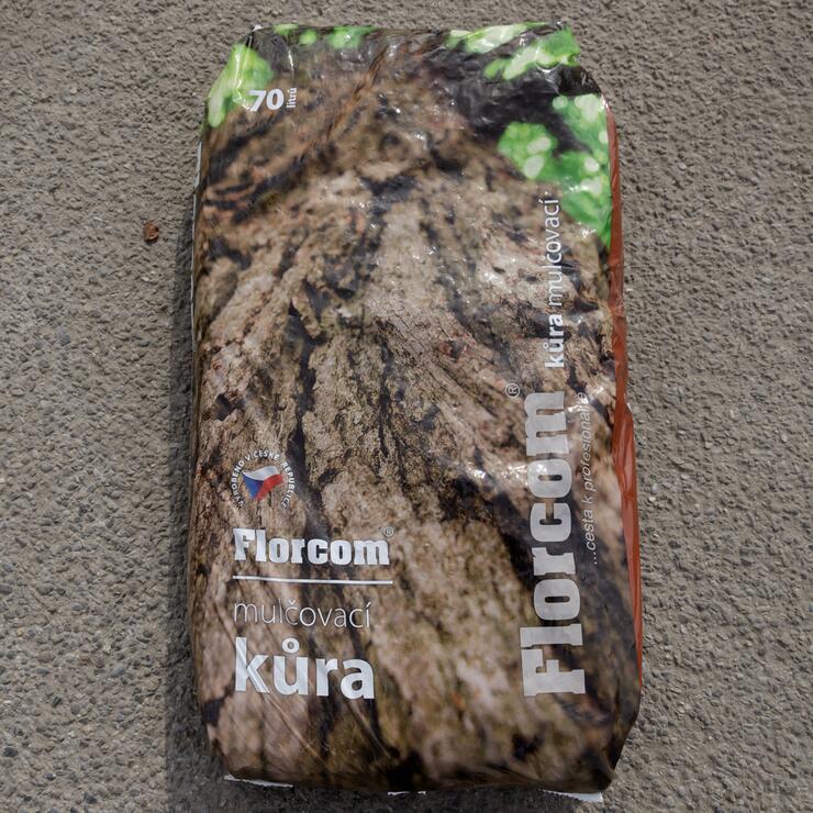 Florcom mulčovací kůra - směs jehličnatých stromů 70 l - foto č.1