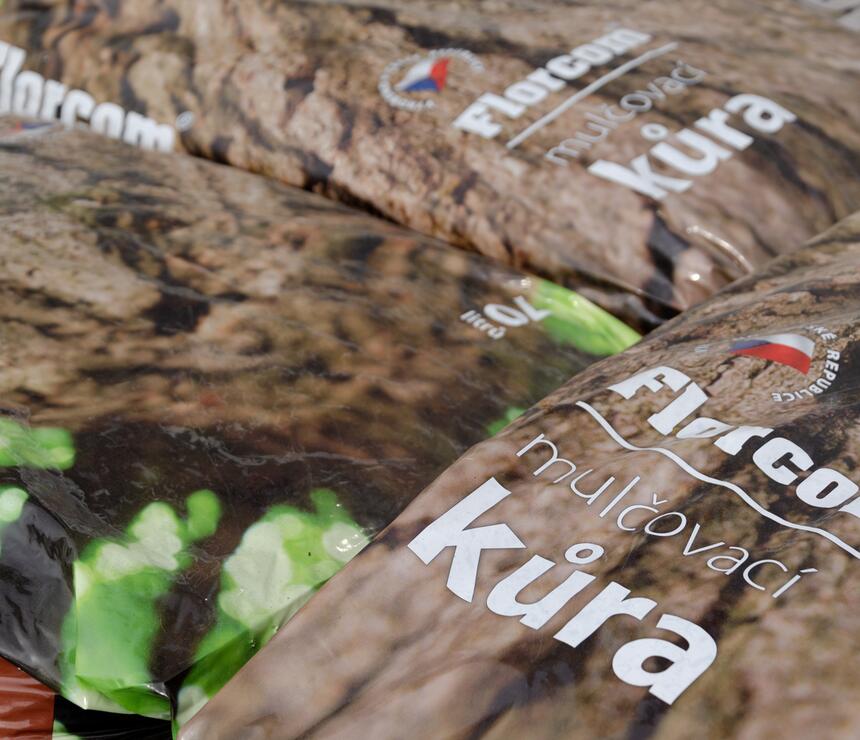 Florcom mulčovací kůra - směs jehličnatých stromů 70 l - foto č.4