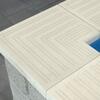 Betonový bazénový lem rohový s protiskluzovým páskem VNITŘNÍ, barva natural - náhled č.7