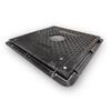 Poklop kompozitní čtvercový SMC 600x600 mm B125 uzamykatelný - náhled č.1