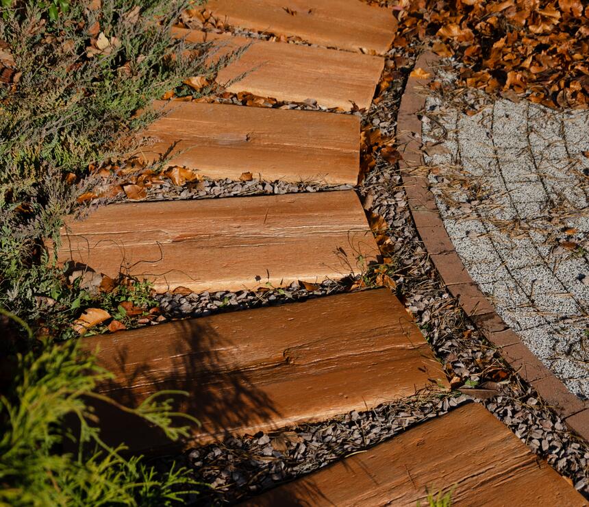 Betonový nášlap FOŠNA - DEKOR dřevo barva coffee - foto č.10