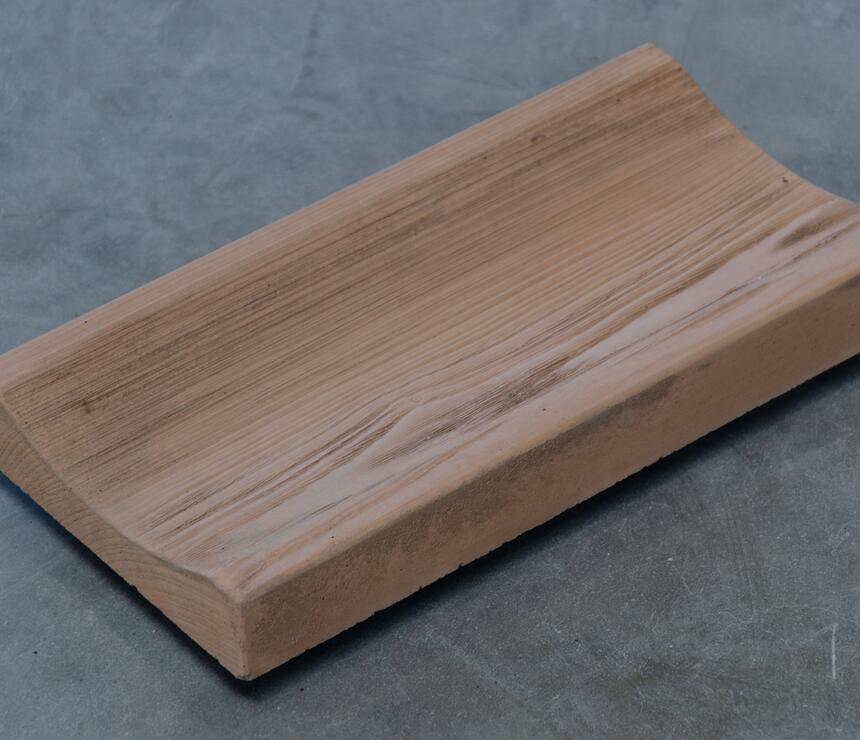 Betonový žlab DEKOR dřevo barva karamelová - foto č.4