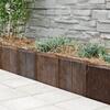 Betonová palisáda obdélníková DEKOR dřevo barva ebony - náhled č.8