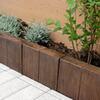 Betonová palisáda obdélníková DEKOR dřevo barva ebony - náhled č.9