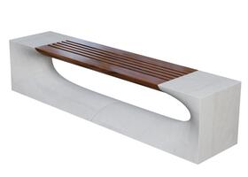 Městský mobiliář: Betonová lavička BETO