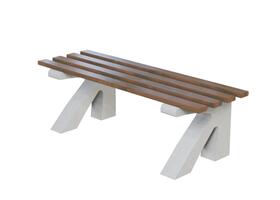 Městský mobiliář: Betonová lavička C