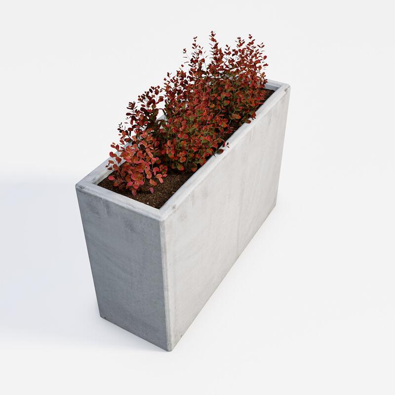 Betonový květináč Linda BDA 120/40/80 Linda natural - fotka 360 č.4