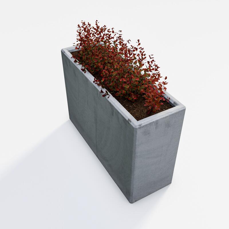 Betonový květináč Linda BDA 120/40/80 Linda natural - fotka 360 č.8