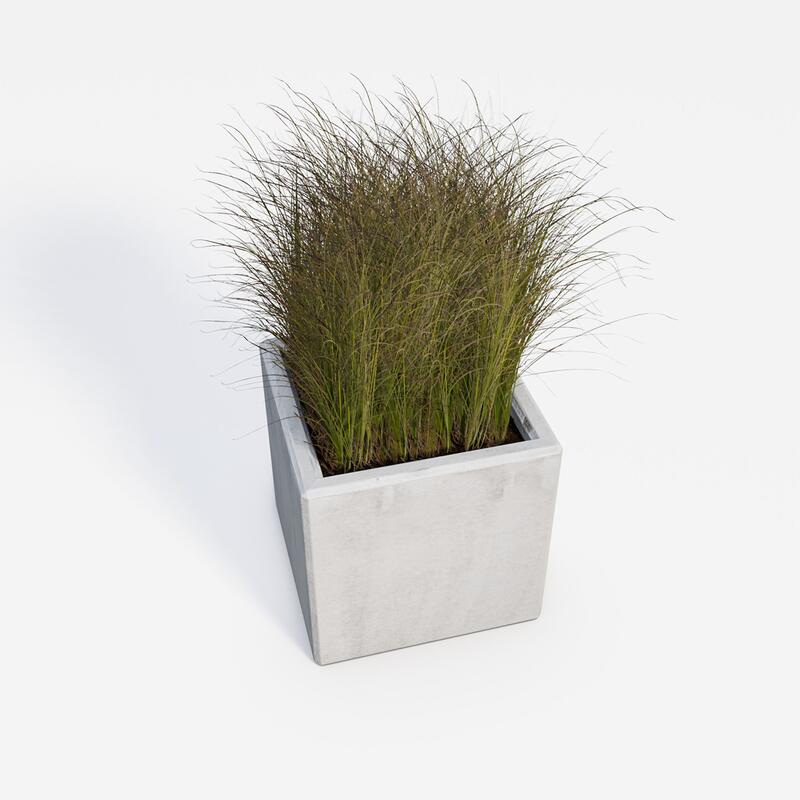 Betonový květináč Nela BDA 40/40/40 Nela natural - fotka 360 č.1