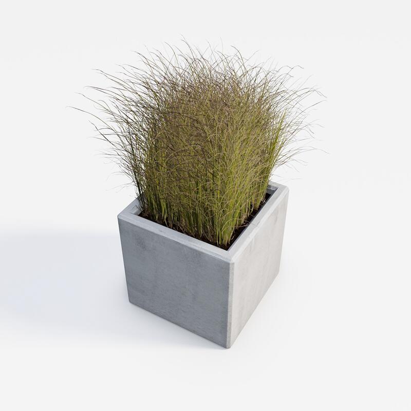Betonový květináč Nela BDA 40/40/40 Nela natural - fotka 360 č.4