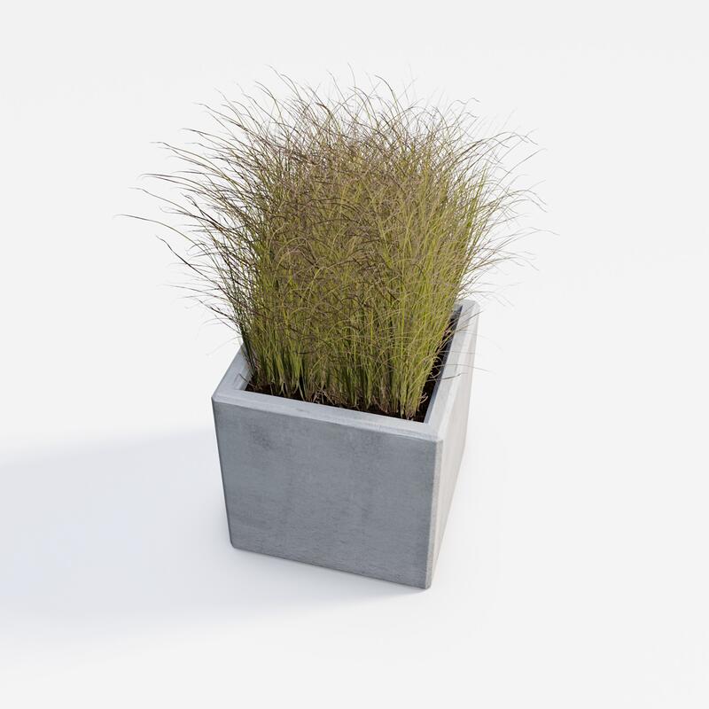 Betonový květináč Nela BDA 40/40/40 Nela natural - fotka 360 č.5
