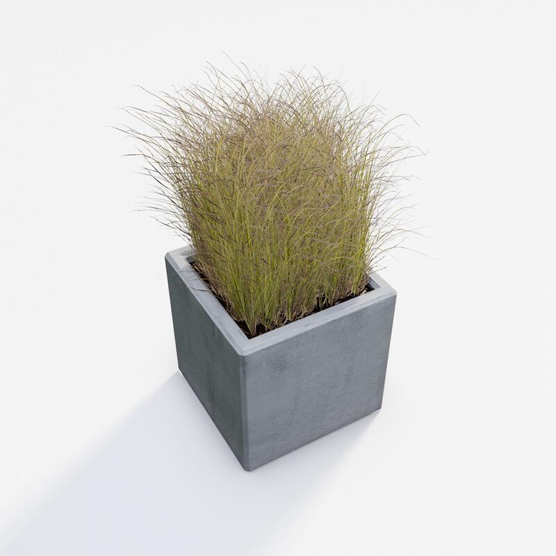 Betonový květináč Nela BDA 40/40/40 Nela natural - fotka 360 č.8