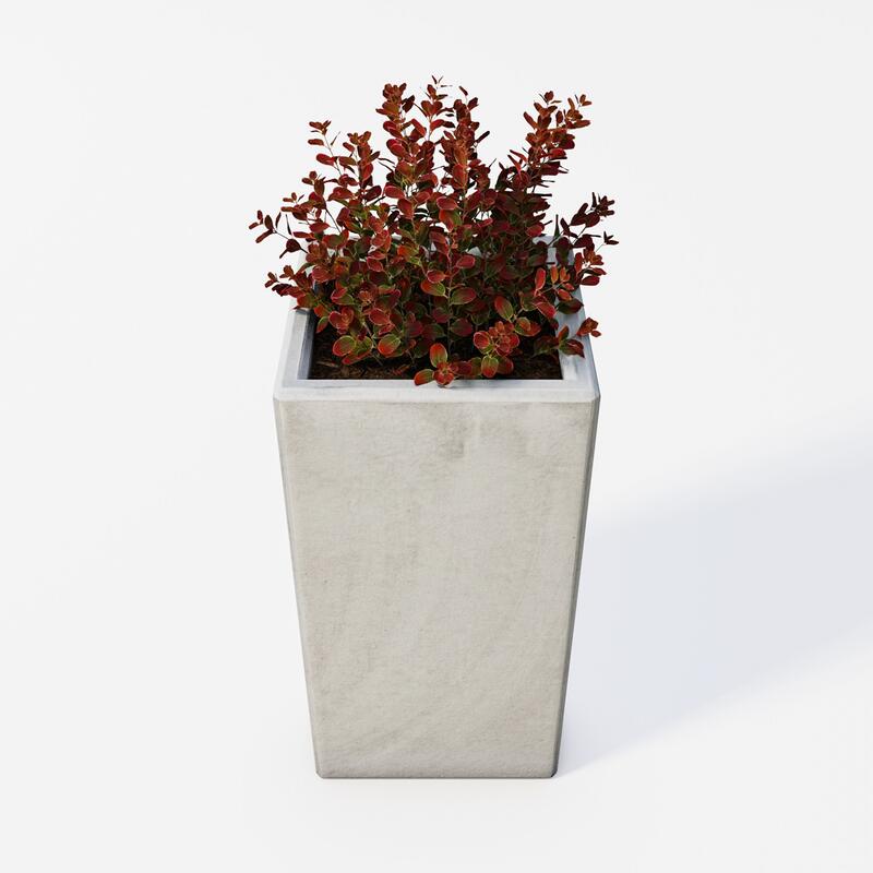 Betonový květináč Zora BDA 40/40/80, natural - fotka 360 č.18