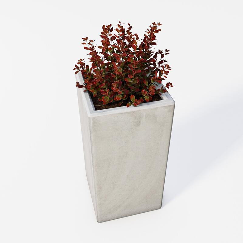 Betonový květináč Zora BDA 40/40/80, natural - fotka 360 č.19