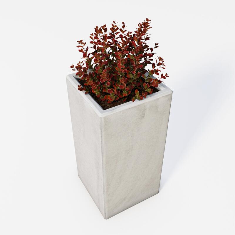 Betonový květináč Zora BDA 40/40/80, natural - fotka 360 č.20