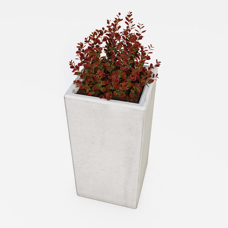 Betonový květináč Zora BDA 40/40/80, natural - fotka 360 č.23