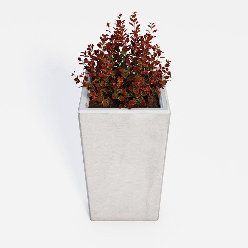 Betonový květináč Zora BDA 40/40/80, natural - fotka 360 č.24